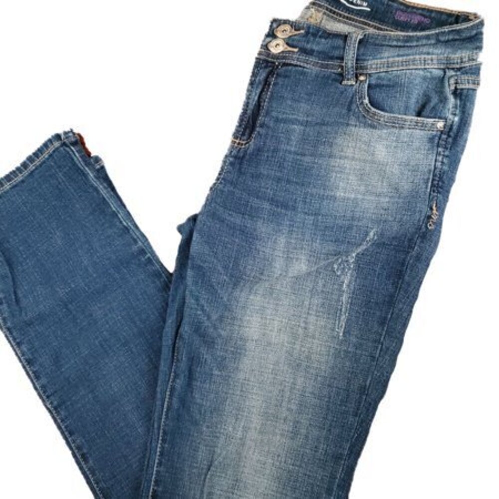 Designer Womens Boyfriend Curvy Fit Jeans 12